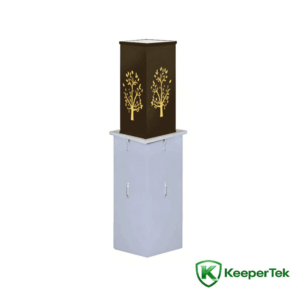 Alta gama inteligente elevador columna KT-DX15 en villa escénica zona